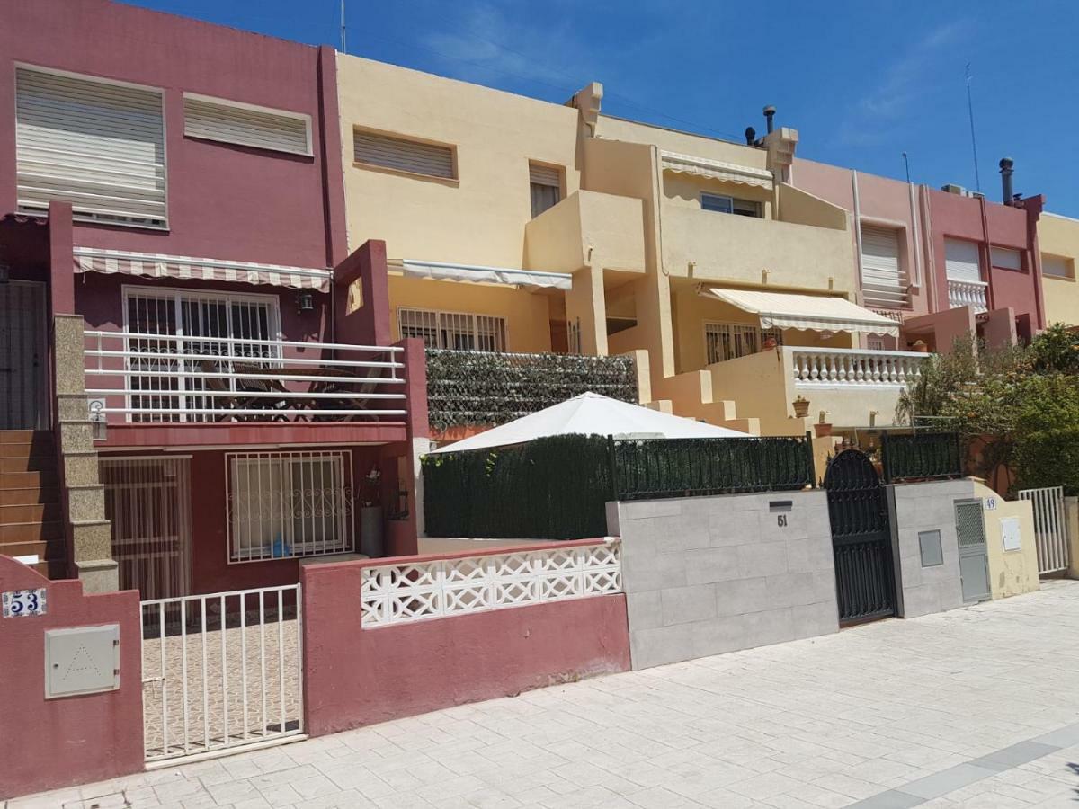 Duplex, Piscina Y Playa Villa La Pobla de Farnals Exteriör bild